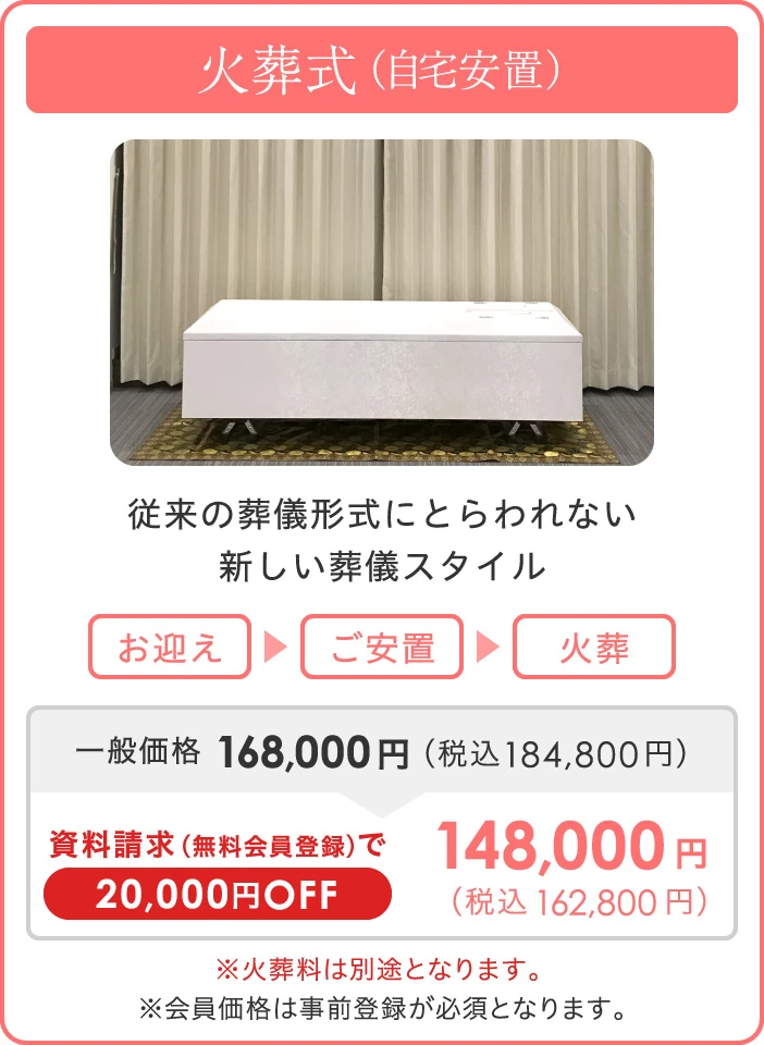 火葬式（自宅安置）